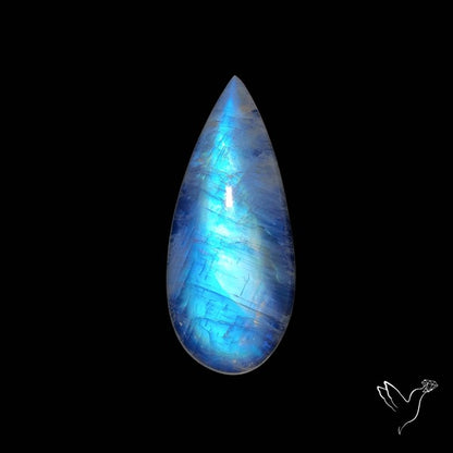 Rainbow Moonstone High Grade Cabochon