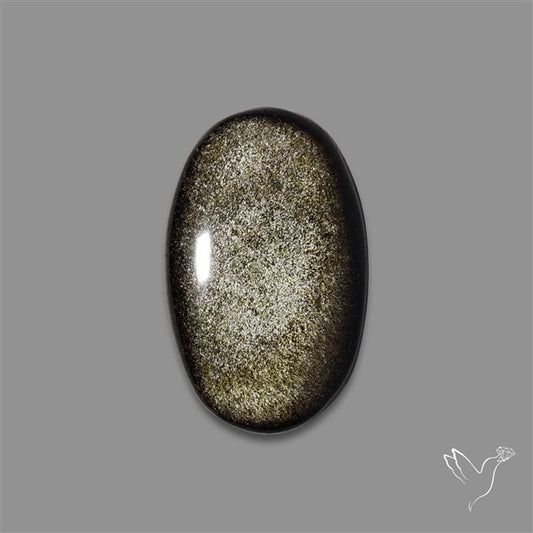 Goldsheen Obsidian Cabochon