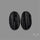 Raw Face Black Tourmaline Pair