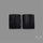 Raw Face Black Tourmaline Pair