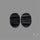 Raw Face Black Tourmaline Pair