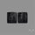 Raw Face Black Tourmaline Pair