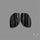 Raw Face Black Tourmaline Pair