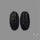 Raw Face Black Tourmaline Pair