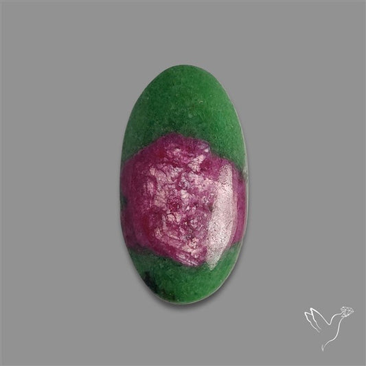 Flashy Ruby Zoisite Cabochon