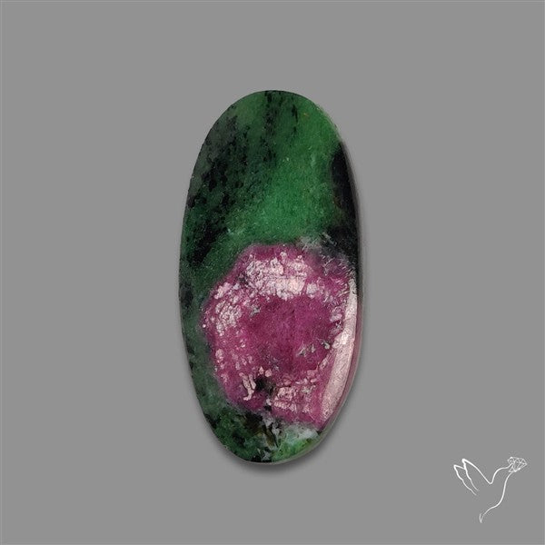 Flashy Ruby Zoisite Cabochon