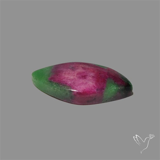 Flashy Ruby Zoisite Cabochon