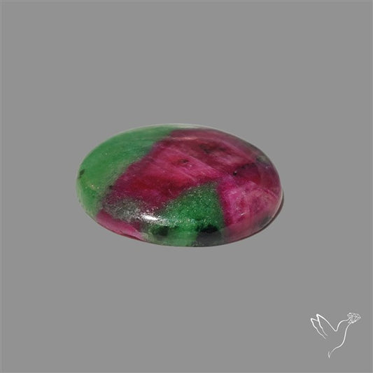 Flashy Ruby Zoisite Cabochon