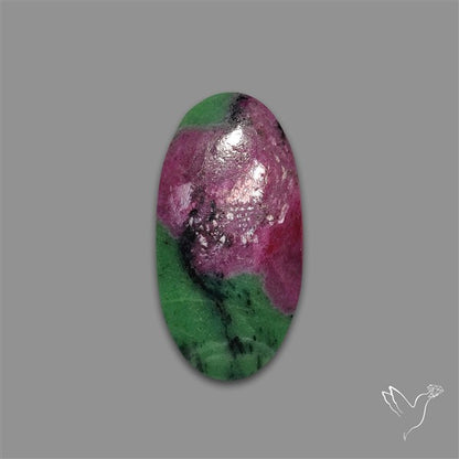 Flashy Ruby Zoisite Cabochon