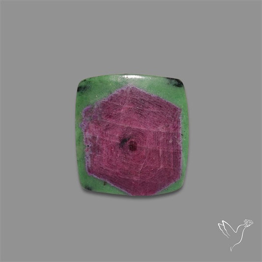Flashy Ruby Zoisite Cabochon