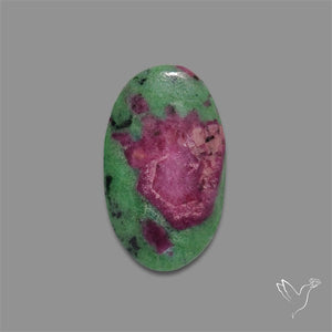 Flashy Ruby Zoisite Cabochon