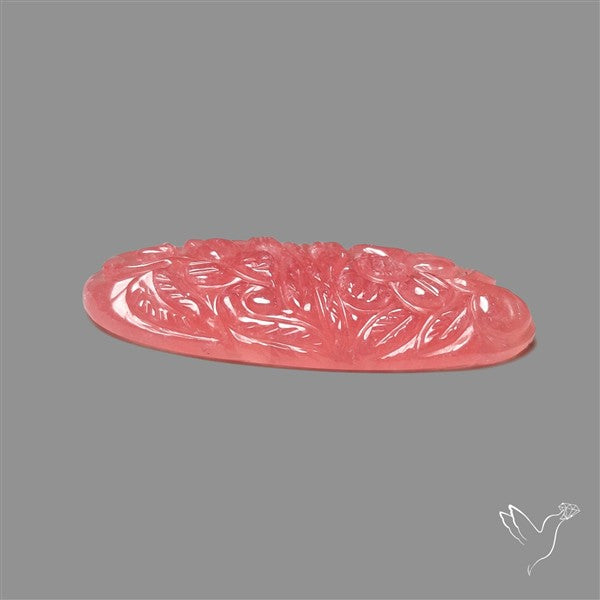 Gemmy Rhodochrosite Mughal Carving (handcarved)