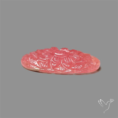 Gemmy Rhodochrosite Mughal Carving (handcarved)