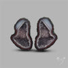 Large Geode Druzy Pair