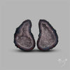 Large Geode Druzy Pair