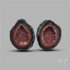 Large Geode Druzy Pair