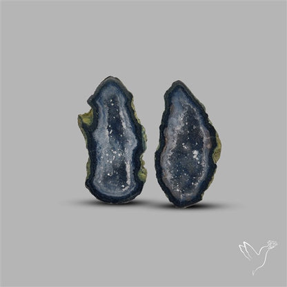 Geode Druzy Pair