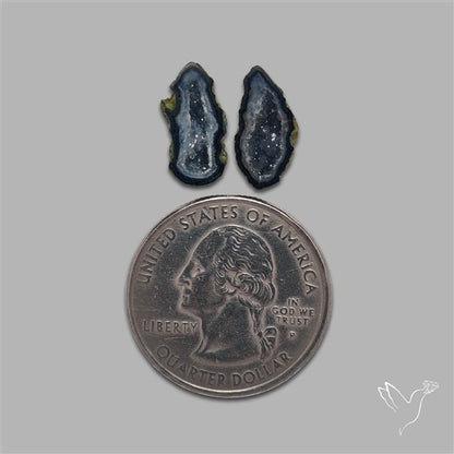 Geode Druzy Pair