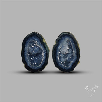 Geode Druzy Pair