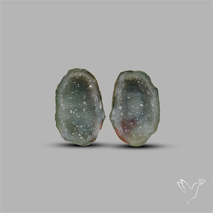 Geode Druzy Pair