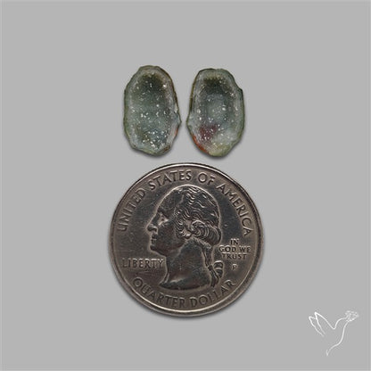 Geode Druzy Pair