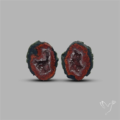 Geode Druzy Pair