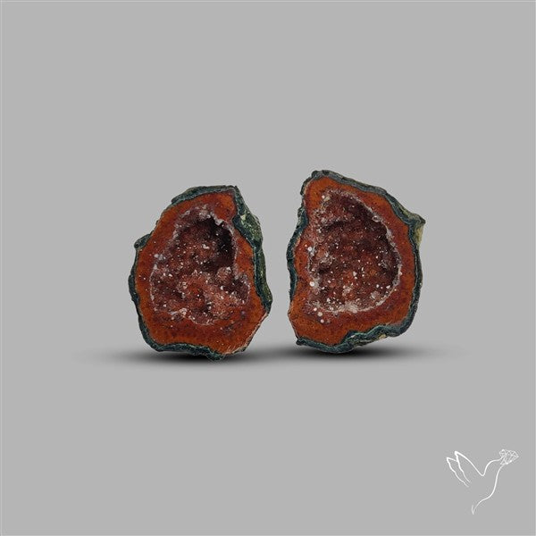 Geode Druzy Pair