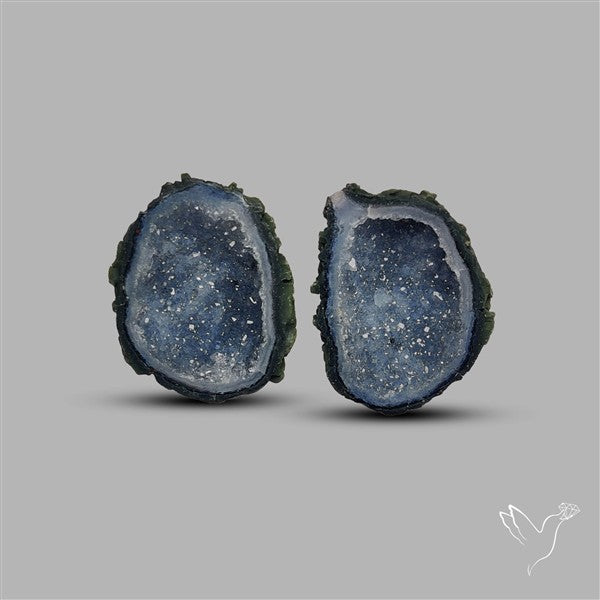 Geode Druzy Pair