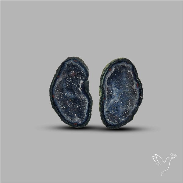 Geode Druzy Pair