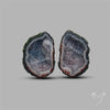 Large Geode Druzy Pair