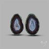 Large Geode Druzy Pair