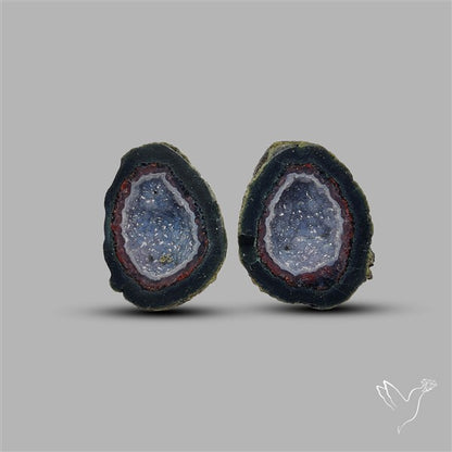 Geode Druzy Pair