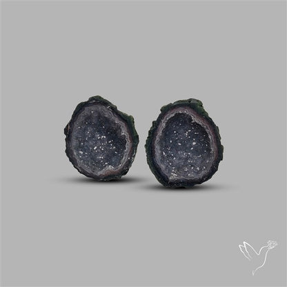 Geode Druzy Pair