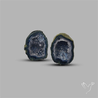 Geode Druzy Pair