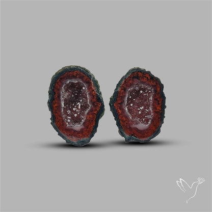 Geode Druzy Pair