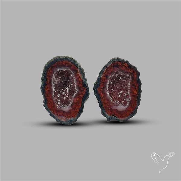 Geode Druzy Pair