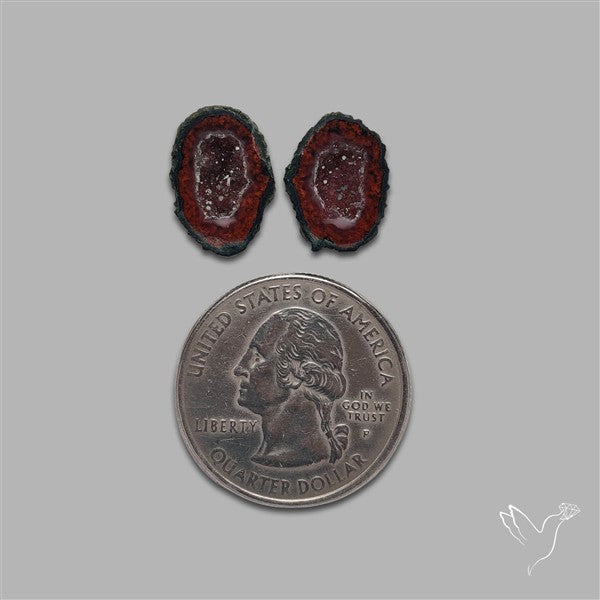 Geode Druzy Pair