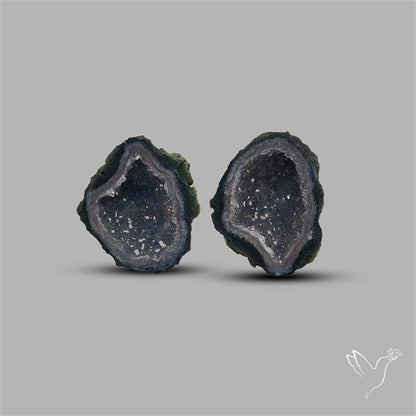 Geode Druzy Pair