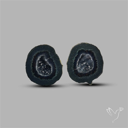Geode Druzy Pair