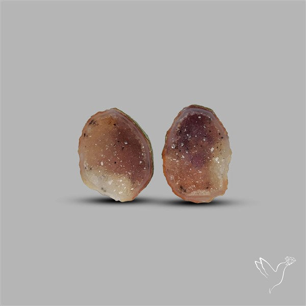 Geode Druzy Pair