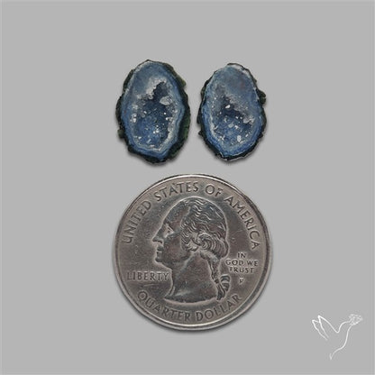 Geode Druzy Pair