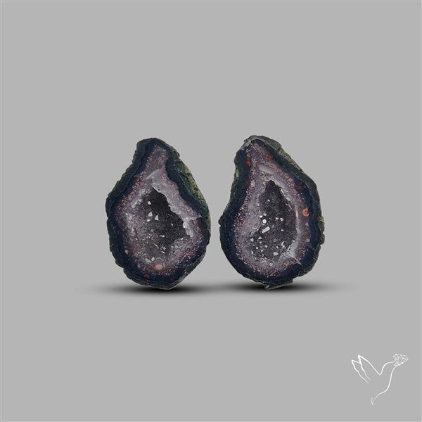Geode Druzy Pair