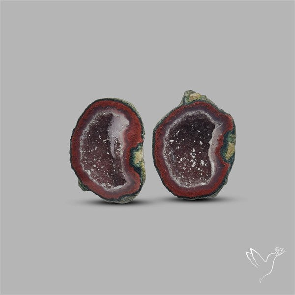 Geode Druzy Pair