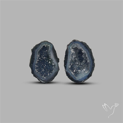 Geode Druzy Pair