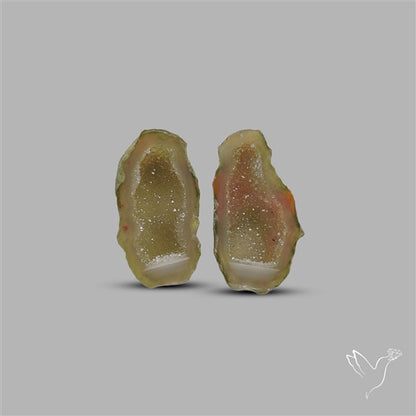 Geode Druzy Pair