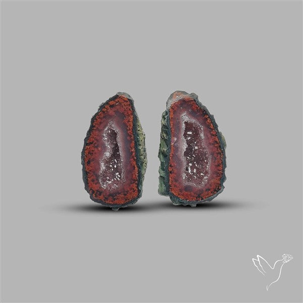 Geode Druzy Pair