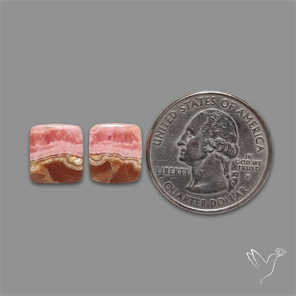 Rhodochrosite Pair
