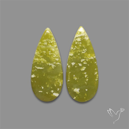 Opalized Serpentine Pair
