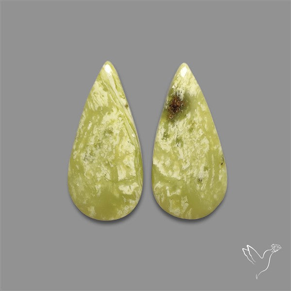 Opalized Serpentine Pair