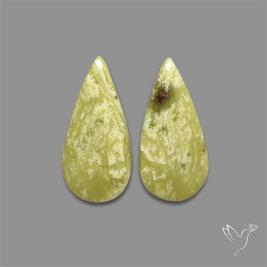 Opalized Serpentine Pair